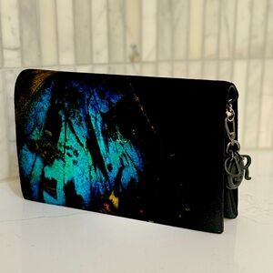 Dior Velvet Lady Dior Clutch on Chain - 2016 Artist Collection Mat Collishaw